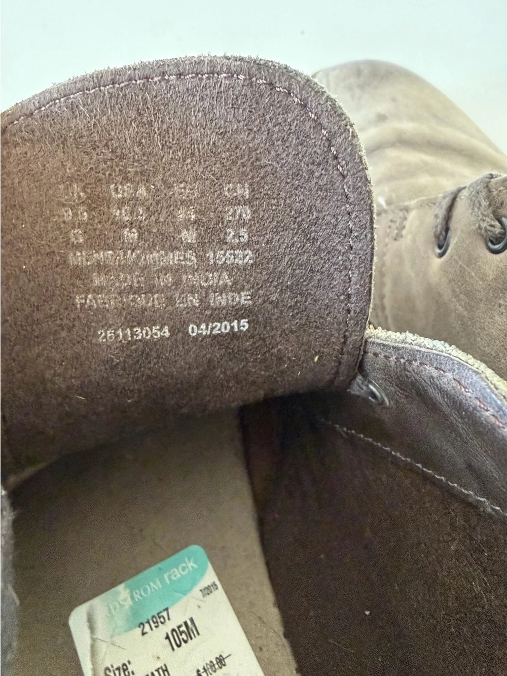 Clarks Desert Chukka Ankle Boots Mens 10.5  Nubuck Leather Gray